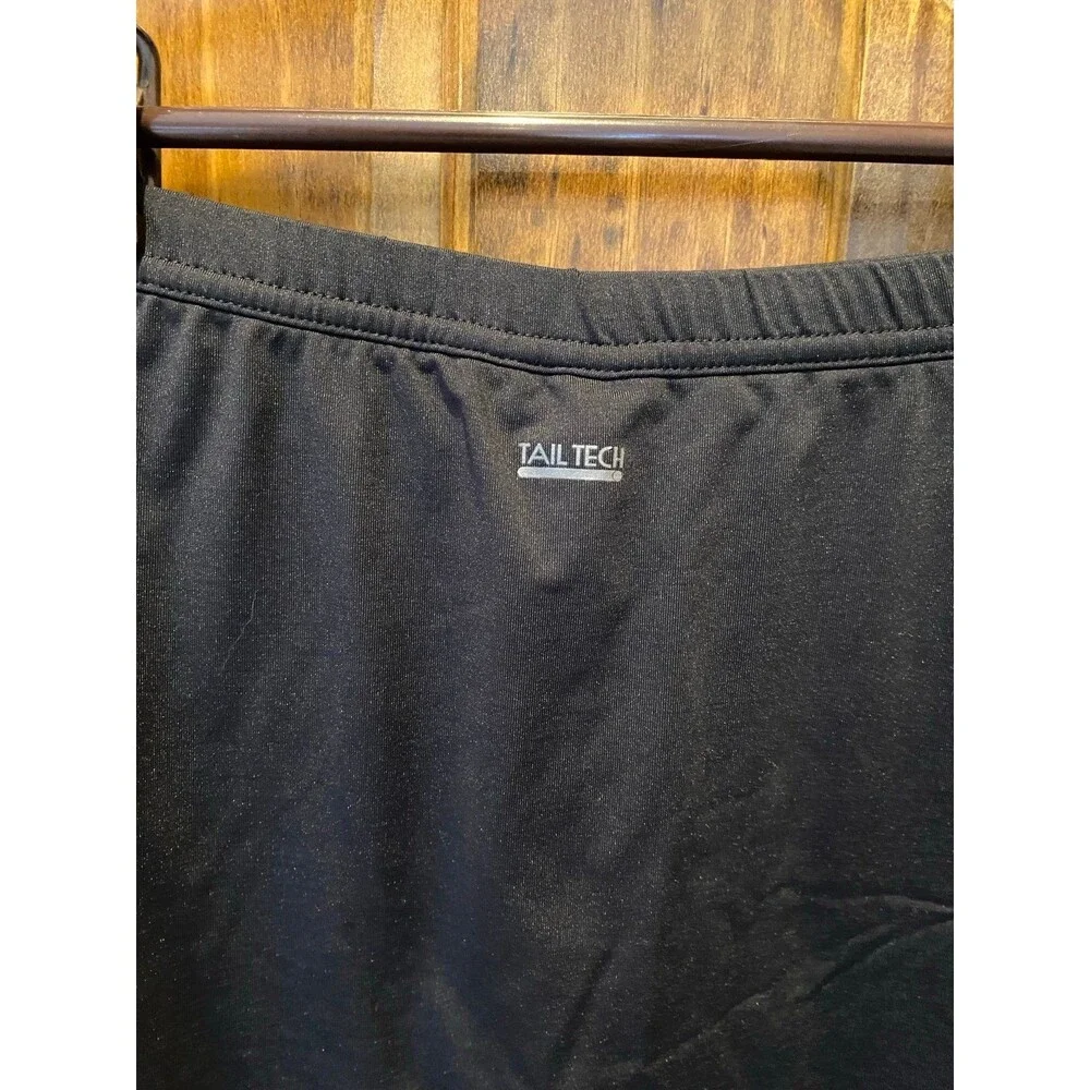 Tailtech Black Womens Skort‎ Skirt Shorts Size Medium Stretchy Athletic Casual